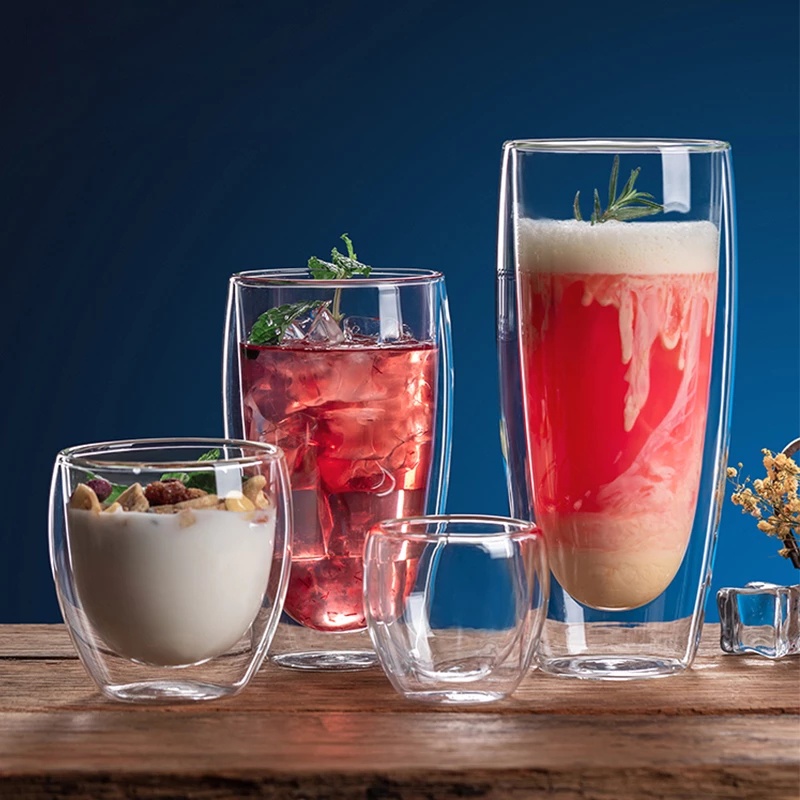KEMORELA แก้วเครื่องดื่มถ้วยกาแฟชาเบียร์ทนความร้อน 80-650 มิลลิลิตร ...
