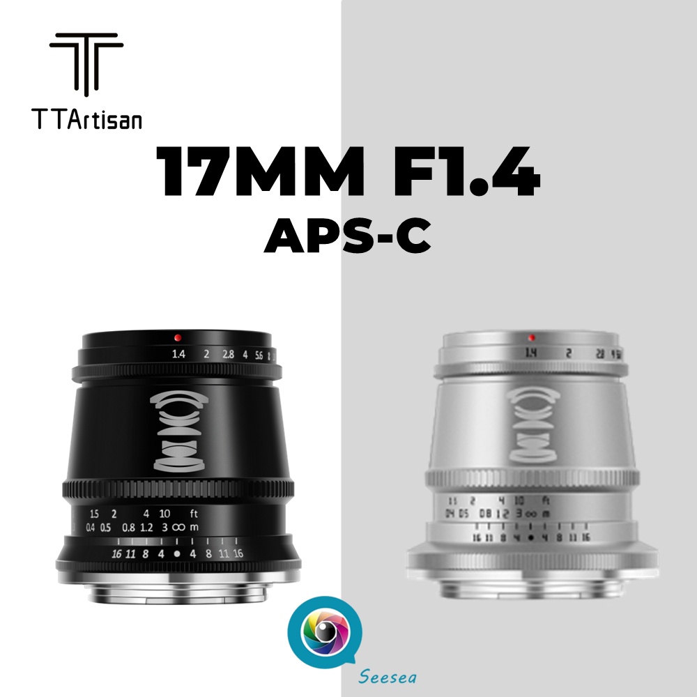TTArtisan 17mm F/1.4 APS-C – Grand Angle Ultra-Lumineux – Monture M43 – Compact 248 G