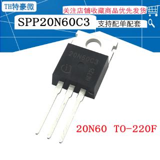 ใหม่พลาสติกเส้น SPP20N60C3 TO-220 20N60 FQPF20N60C N-ช่อง MOS ทรานซิสเตอร์