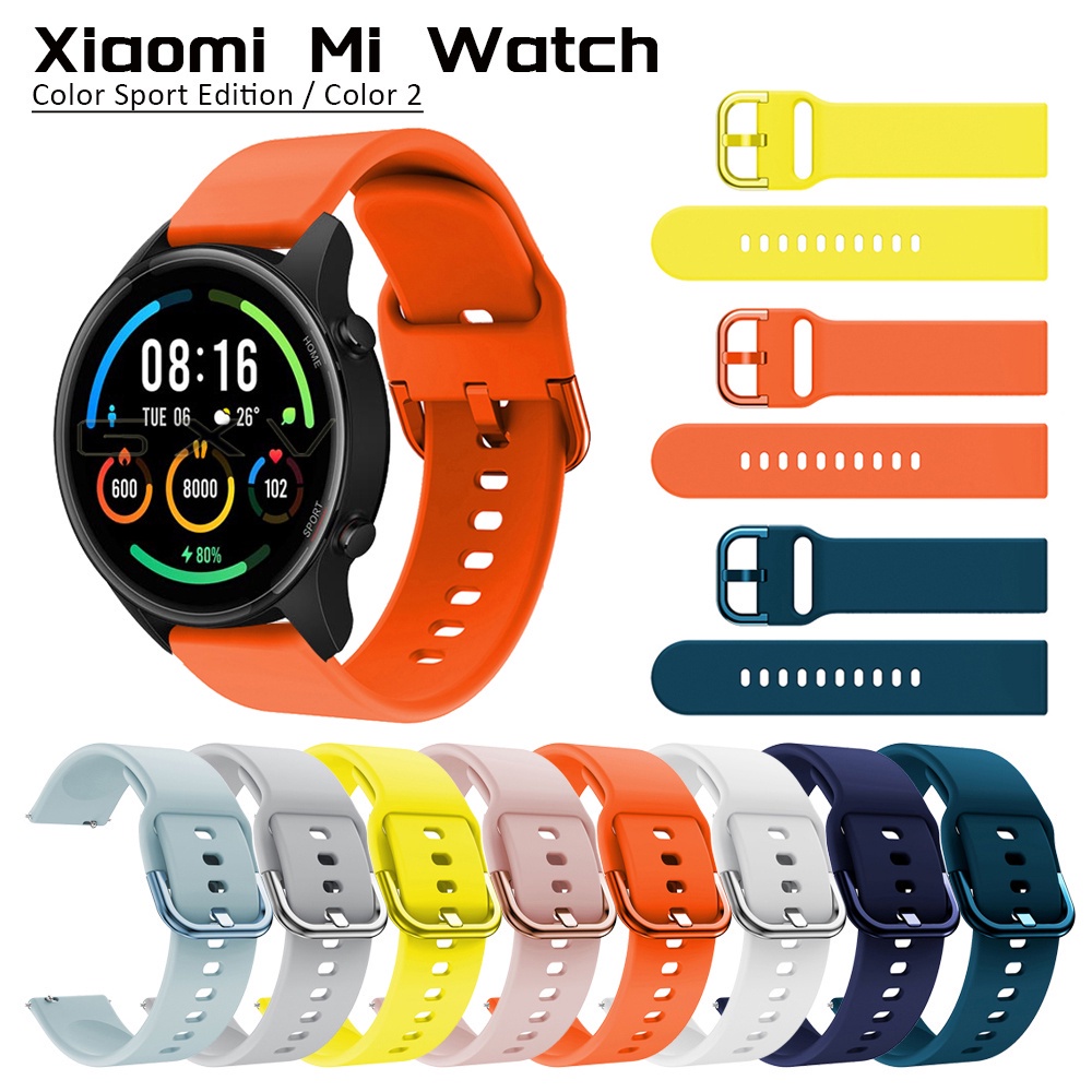 ราคาและรีวิวสายนาฬิกาข้อมือซิลิโคน แบบเปลี่ยน สําหรับ Xiaomi Mi Watch Global Version / Xiaomi Watch S1 Active Mi Watch Color 2 Sport Edition