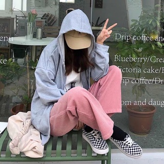 ภาพขนาดย่อของภาพหน้าปกสินค้ากางเกงลูกฟูก ขายาว สีขาว สไตล์เกาหลี กางเกงขายาว ผู้หญิง ขาตรง สลิม ใส่สบาย จากร้าน winwinzul51 บน Shopee