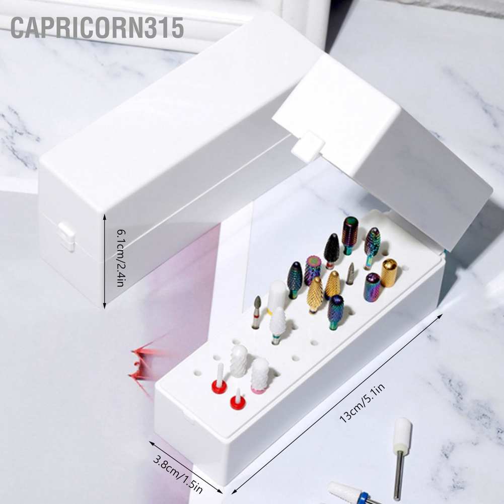 capricorn315-กล่องเก็บดอกสว่านแต่งเล็บ-หัวเจียร-30-หลุม-แบบเอนกประสงค์-สําหรับตกแต่งเล็บ