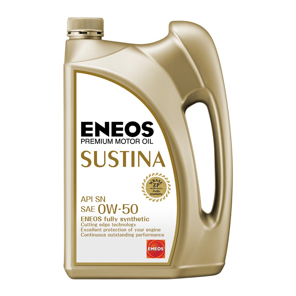 eneos-น้ำมันเครื่อง-4-ลิตร-ฟรี-แจ็คเก็ตสีดำ-1-ตัว-ฟรีกรองเครื่อง-1-ชิ้น-sustina-sae-0w-50-จำนวน-1-ชุด