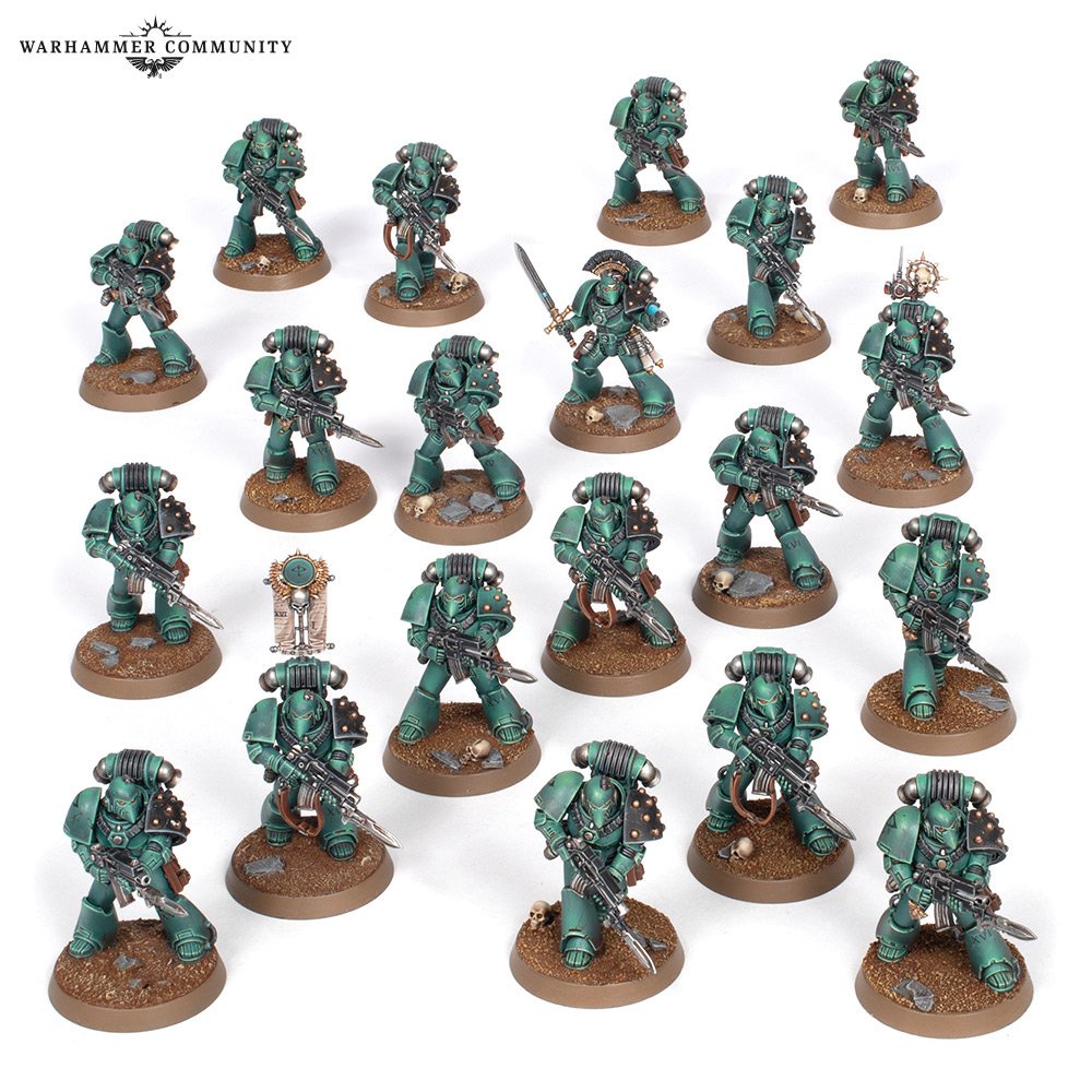10x Armures MK VI – Horus Heresy – Space Marines – Games Workshop – Figurines Warhammer 40K