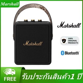 มาร์แชลลำโพงสะดวกMarshall Stockwell II Portable Bluetooth Speaker Speaker The Speaker Black IPX4Wate ของแท้ 100%