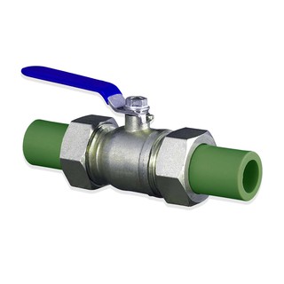 บอลวาล์วยูเนี่ยน PPR ตราSCG ขนาด20mm-32mm.(UNION BALL VALVE PP-R)