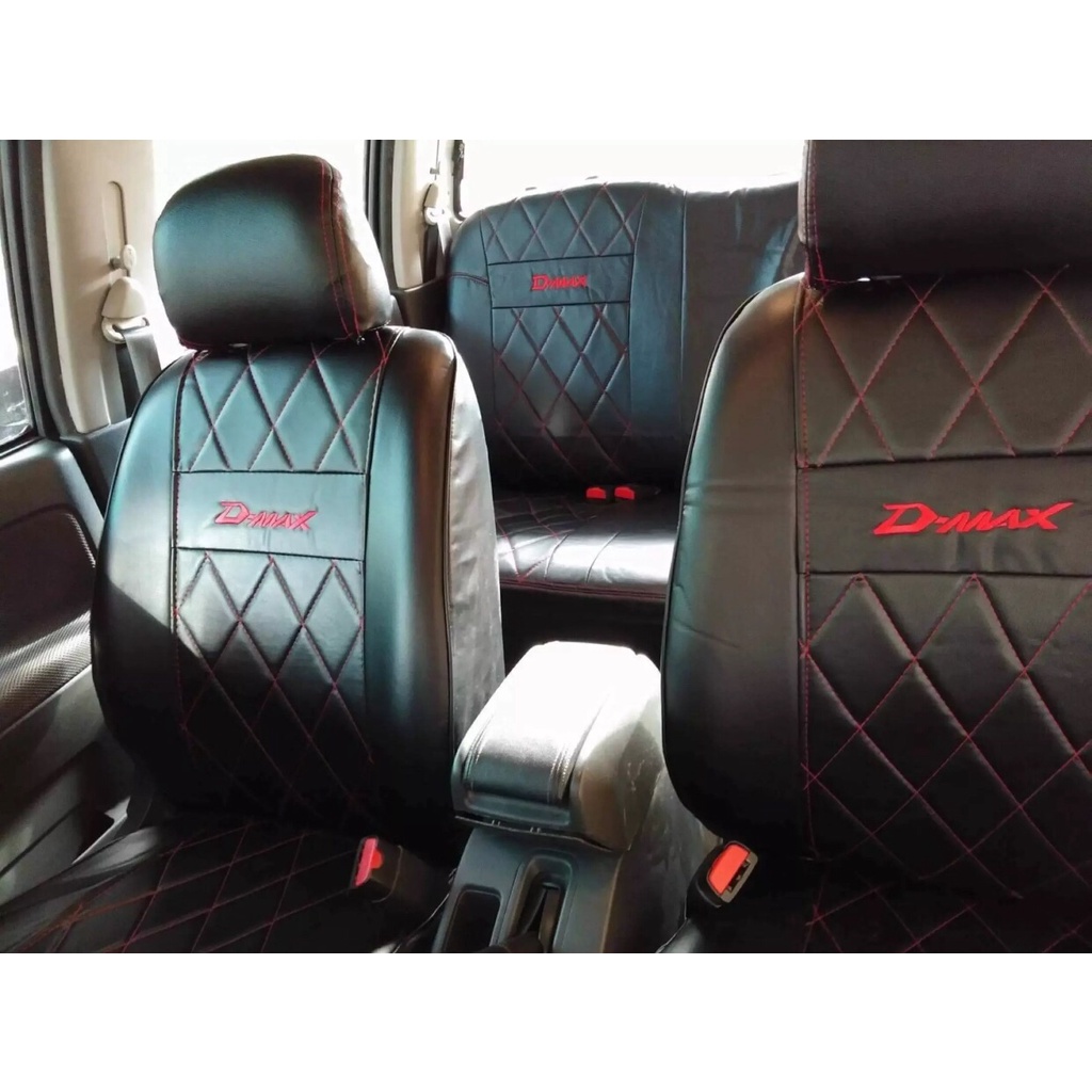 หุ้มเบาะตรงรุ่น-d-max-เก่า-ปี-2003-2011-ลาย-vip-4-ประตู-หุ้มเบาะแบบสวมทับตรงร-car-seat-covers-t8