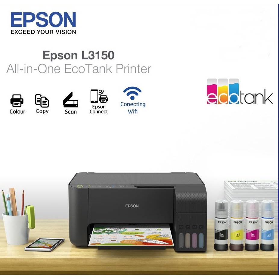เครื่งปริ๊นเตอร์ PRINTER Epson L3150 (printscancopywifi) (เครื่องปริ