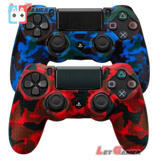 【gamers】Camouflage Red / Blue ซิลิโคนจอย PS4 ซิลิโคนจอยลายทหาร