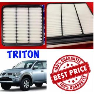 กรองอากาศ กรองอากาศเครื่อง มิตซูบิชิ ไทรทัน Mitsubishi Triton ปี2003-ปัจจุบัน เครื่องดีเซล2.5 และเบนซิล