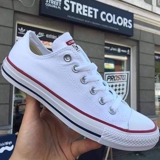 รองเท้าแฟชั่น 🔥[2Sneaker] รองเท้าConverse all star (สีขาว) ราคาถูกที่สุดรองเท้าผ้าใบแฟชั้น