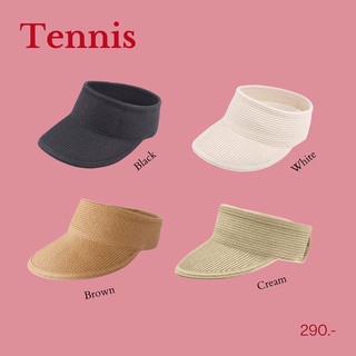 🎾พร้อมส่ง🎾TENNIS HAT หมวกสานทรงเทนนิส