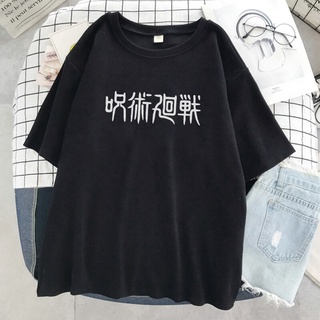 เสื้อยืดคอกลม แบบนิ่ม พิมพ์ลายอนิเมะ Jujutsu Kaisen แฟชั่นฤดูร้อน สไตล์ญี่ปุ่น สําหรับผู้หญิง