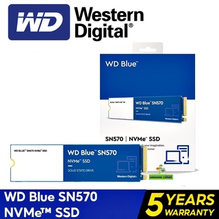 ภาพหน้าปกสินค้า⚡️SSD ใหม่!!⚡️250GB / 500GB / 1TB SSD (เอสเอสดี) WD BLUE SN570 PCIe 3 NVMe M.2 2280 ประกัน 5 ปี ที่เกี่ยวข้อง
