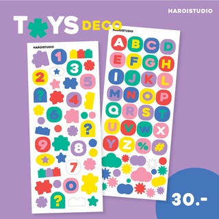 สินค้า Haroi Studio - Toys Alphabet & Number Sticker