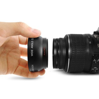 52มม.0.45 xWide Angle Macro ชุดเลนส์ สำหรับ Nikon D3200 D3100 D5200