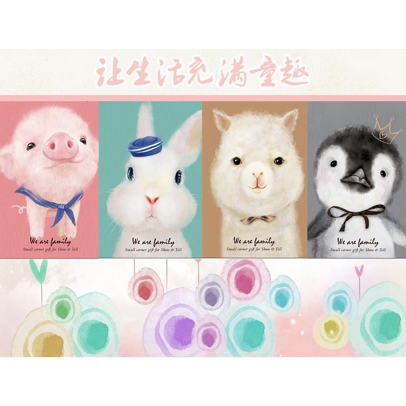 ชุดภาพติดคริสตัลกลม-ลายเพนกวินน้อย-งานติดเต็มภาพ-ขนาด-30-40-ซม