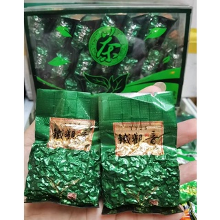 ชาเตี๋ยกวนยิน，tie guan yin，กล่องสีเขียว กล่องละ250g/ 20 ซอง（铁观音盒装青小），ควบคุมน้ำตาลในเลือด เสริมความจำ ลดความดันโลหิต