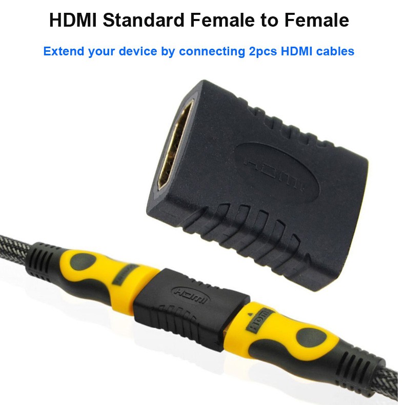 ภาพสินค้าส่งเร็ว หัว HDMI Male to Female Extension Adapter Converter Mini Micro HDMI Cable Connector หัวแปลง HDMI to HDMI DM จากร้าน dm_deemark_so_good บน Shopee ภาพที่ 2
