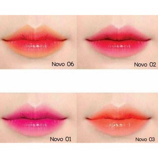 Novo Color Lipstick Colors ลิป 2 โทน