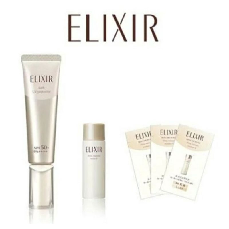 Shiseido Elixir Day Care Revolution daily uv protector SP+ SPF50+ PA ...