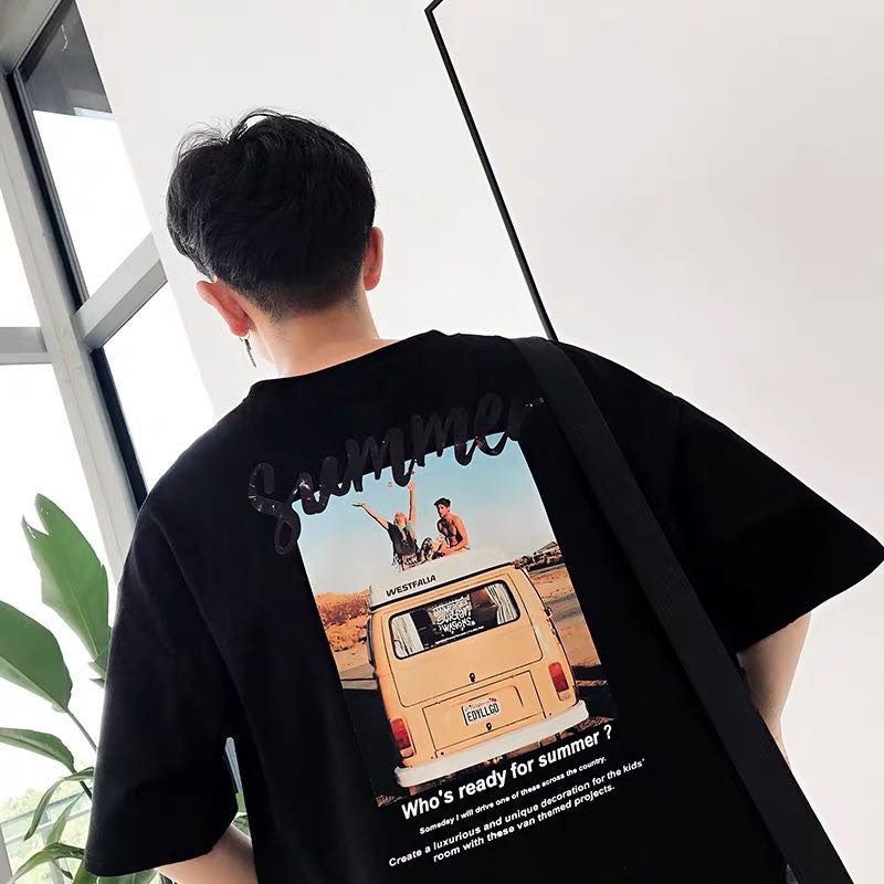 เสื้อยืดคอกลมแขนสั้น-เสื้อยืดผู้ชาย-t4-อ่านไซด์ก่อนสั่ง