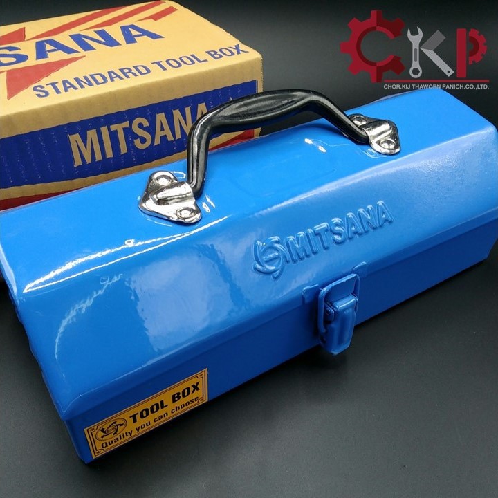 กล่องเครื่องมือ-mitsana-mini-12-ชั้นเดียว-มีสีฟ้า-แดง