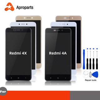 จอแสดงผลต้นฉบับสำหรับ XIAOMI Redmi 4X จอแสดงผล LCD แบบสัมผัสหน้าจอสำหรับ Xiaomi Redmi 4A ชุดจอแสดงผล