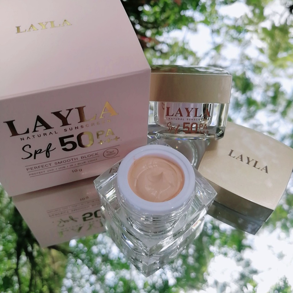 ของแท้-ส่งฟรี-layla-natural-sunscreen-spf-50-pa-กันแดดเนื้อมูส-พร้อมบำรุง-เนื้อเนียน-กันแดด-กันเหงื่อ-ไม่ติดแมส-พร