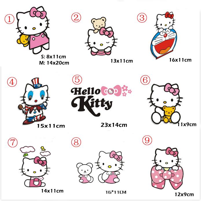 สติกเกอร์ ลายการ์ตูน Hello Kitty สำหรับตกแต่งรถจักรยานยนต์