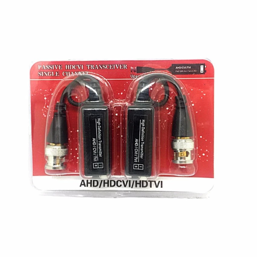 บาลัน-video-balun-ahd-cvi-tvi-อุปกรณ์-แปลงสายสัญญาณ-coaxial-rg6-เป็น-utp-สายแลน-lan-cat5e-cat6-2-คู่