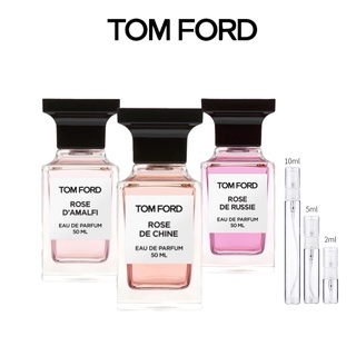 สินค้า [ ✈️สปอตของแท้100%✅ยินดีคืนเงิน] TF Tom Ford Rose de Chine | Rose de Russie | Tom Ford Rose D\'Amalfi EDP 5ml