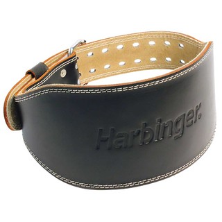 Harbinger 6 Padded Leather Belt เข็มขัด เข็มขัดยกน้ำหนัก เข็มขัดพยุงหลัง เข็มขัดรัดเอว