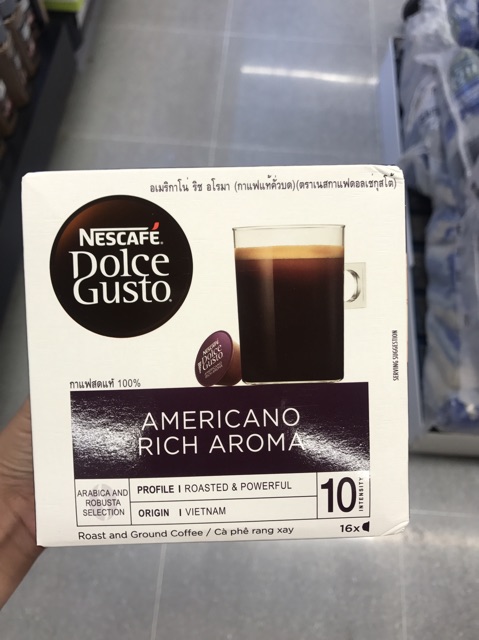 พร้อมส่ง-nescafe-dolce-gusto-americano-rich-aroma-แคปซูลกาแฟ-จำนวน-1-กล่อง-กล่องละ-16-แคปซูล