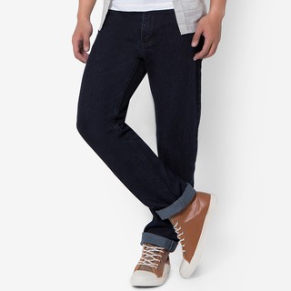 ภาพหน้าปกสินค้าGolden Zebra Jeans  กางเกงยีนส์ชายสีนํ้าเงินเข้มฟอกนิ่มขากระบอก (Size เอว 28-44) ที่เกี่ยวข้อง