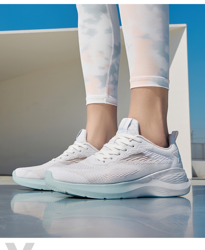 มุมมองเพิ่มเติมของสินค้า Xtep ShuYue 1.0 รองเท้าวิ่งแฟชั่น น้ําหนักเบา ระบายอากาศ ทนทาน กันลื่น สําหรับผู้หญิง