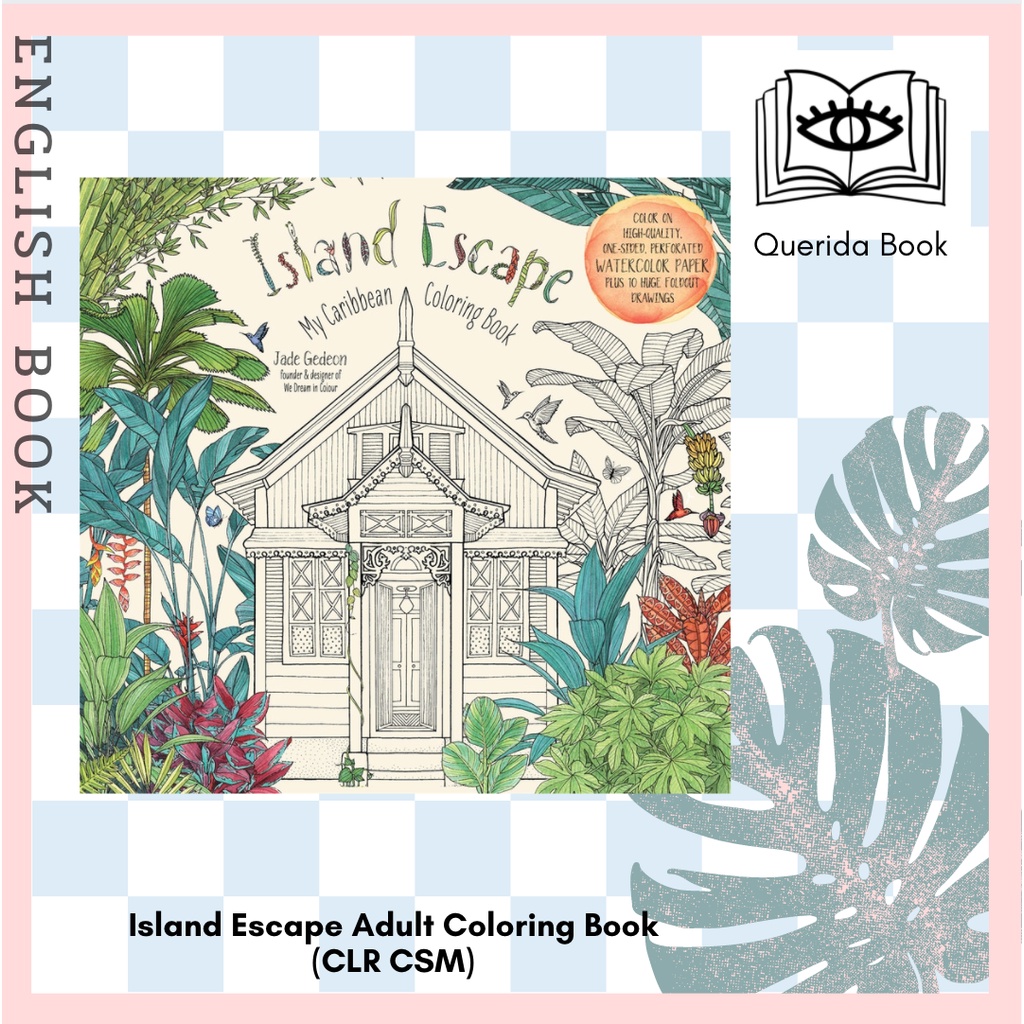 [Querida] สมุดระบายสี Island Escape Adult Coloring Book : My Caribbean ...