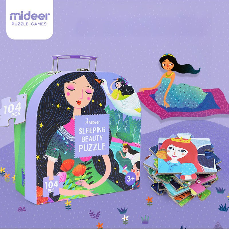 จิ๊กซอว์ปริศนาเจ้าหญิงนิทรา-puzzle-sleeping-beauty-md3028-mideer-3