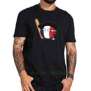 เสื้อยืดสีขาว[พร้อมส่ง] เสื้อยืดลําลอง ผ้าฝ้าย แขนสั้น พิมพ์ลายการ์ตูน France น่ารัก สไตล์ฝรั่งเศส เหมาะกับฤดูร้อน สําหร