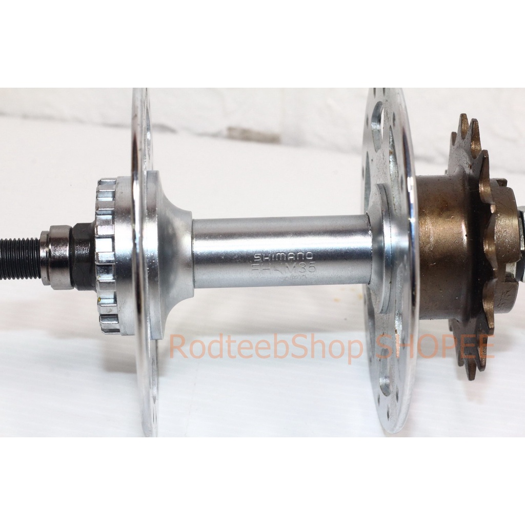ดุมล้อหลัง-shimano-28-รู-14t-กว้าง-111-มม-โรลเลอร์เบรค