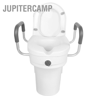 Jupitercamp แผ่นรองนั่งชักโครก แบบยกสูง ปรับระดับได้ พร้อมกรอบนิรภัย สําหรับห้องน้ํา