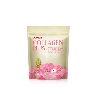 โปรโมชั่น : Scotch สก๊อต คอลลาเจน พลัส 170 กรัม จำนวน 1 ซอง คอลลาเจน ผิวใส ผิวออร่า Collagen plus