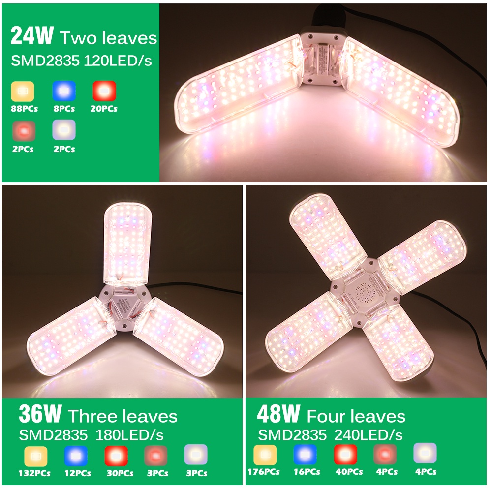 ไฟปลูกต้นไม้-led-grow-light-full-spectrum-24w-36w-48w-e27-หลอดไฟปลูกต้นไม้-ไฟต้นไม้-สําหรับปลูกพืชเรือนกระจก-เต็นท์