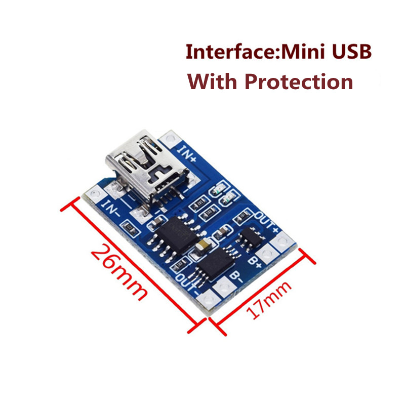 ภาพสินค้าบอร์ดโมดูลการชาร์จ Mini USB Micro USB Type-C 5V 1A 18650 TP4056 พร้อมฟังก์ชั่นคู่ 1A Li-ion จากร้าน meltsee.th บน Shopee ภาพที่ 6