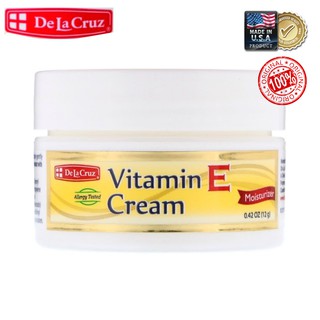 [พร้อมส่ง] De La Cruz, Vitamin E Cream ครีมวิตามินอี (12 g)