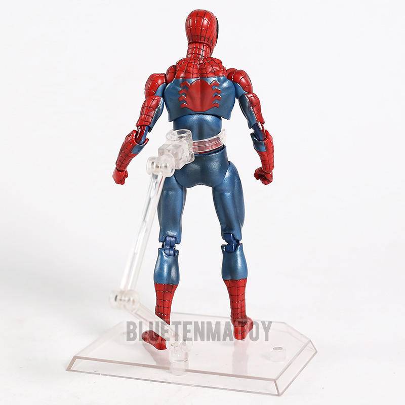 โมเดลฟิกเกอร์-marvel-mafex-avengers-075-spider-man-maf075-the-amazing-spider-man-pvc-ของเล่นสําหรับเด็ก