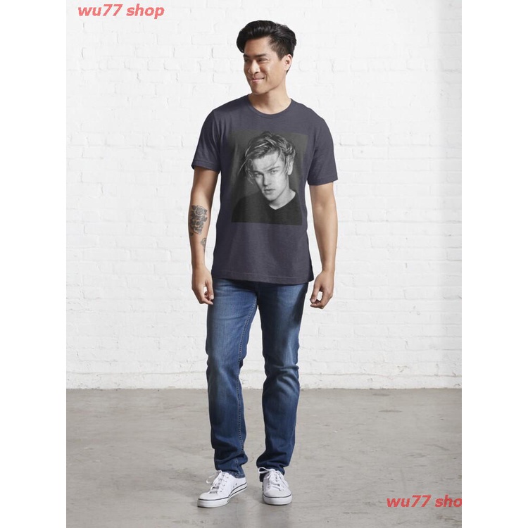 ผ้าฝ้ายแท้star-tshirt2022-leonardo-dicaprio-essential-t-shirt-เสื้อยืด-ดพิมพ์ลาย-ดผ้าเด้ง-คอกลม-cotton-ความนิยม-discount