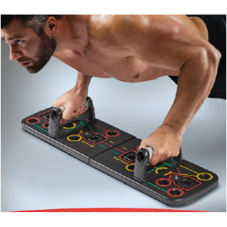 บอร์ดวิดพื้น อุปกรณ์ออกกำลังกาย อุปกรณ์ฟิตเนส บริหารกล้ามเนื้อ 9 in 1 Push Up Rack Board