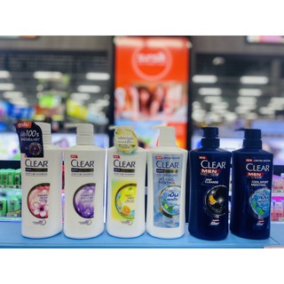 Clear Shampoo (400 ml) เคลียร์ แชมพู ขจัดรังแค ยาสระผม หัวปั๊ม มี 6 สูตร