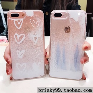 💌 ตู้หิมะหัวใจ / ตู้หิมะต้นสน 📱 i6,6s,6+,6s+,7,7+,8,8+,x 💸170 บาท 🌿เคสนิ่มคลุมรอบ หลังแข็ง ตู้เขย่าได้